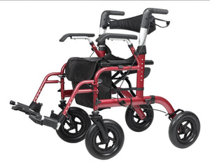 Rollator plegoo travel con descansapies 10"